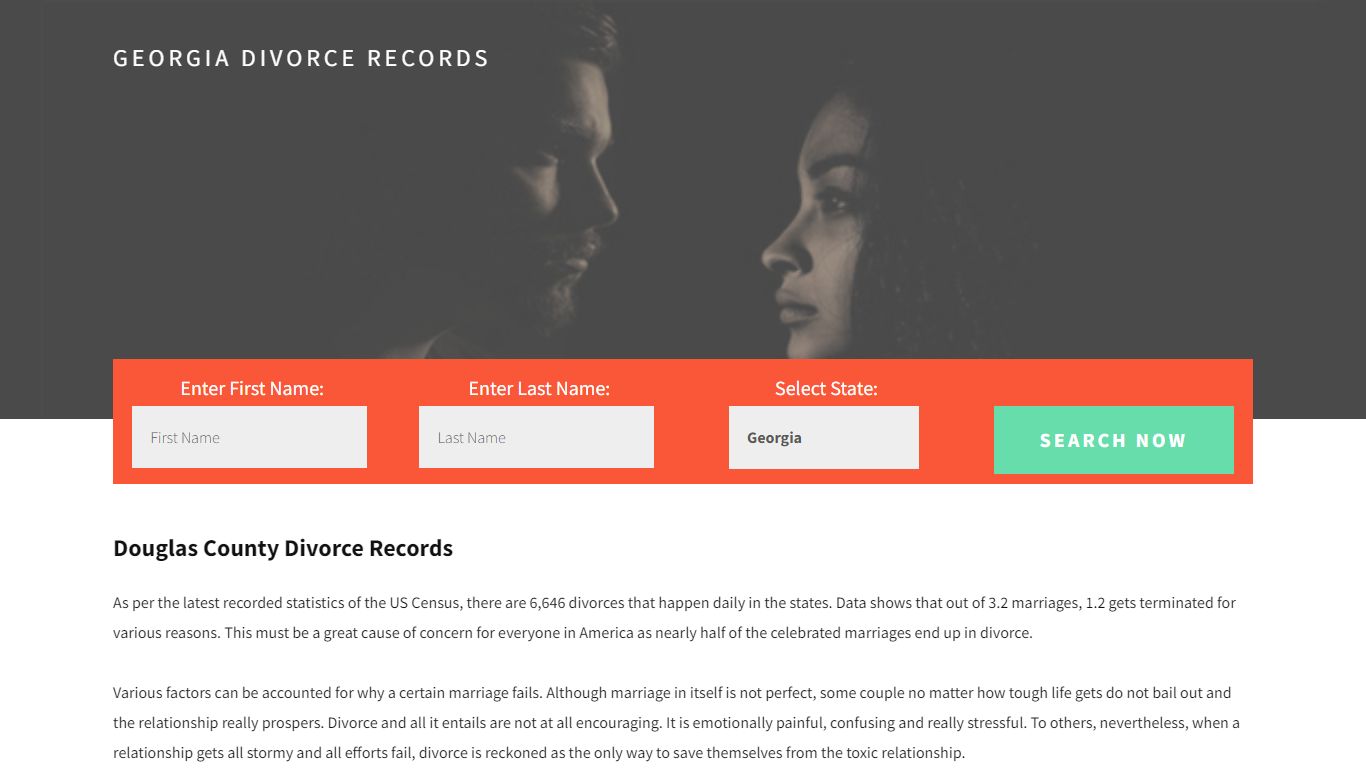 Douglas County Divorce Records | Enter Name & Search -14 Days Free